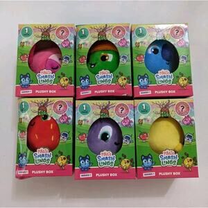 New Pinata Smashlings Series 1 Plushy Box Complete Set Of 6 Damaged Box